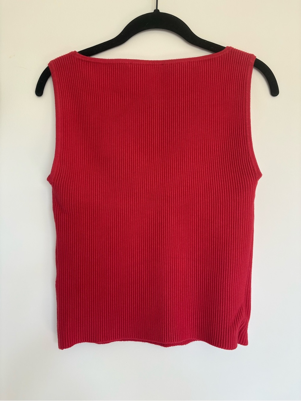 Abercrombie & Fitch Red Ribbed Tank - Picture 3 of 4